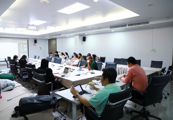 ภาพกิจกรรม  คณะวิทยาศาสตร์และเทคโนโลยี จัดประชุมเพื่อเตรียมความพร้อมสำหรับการจัดทำรายงานประเมินตนเอง ระดับคณะ ประจำปีการศึกษา 2565