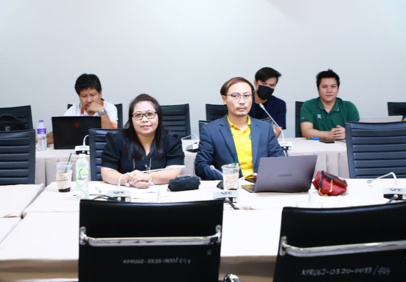 ภาพกิจกรรม  คณะวิทยาศาสตร์และเทคโนโลยี จัดประชุมเพื่อเตรียมความพร้อมสำหรับการจัดทำรายงานประเมินตนเอง ระดับคณะ ประจำปีการศึกษา 2565