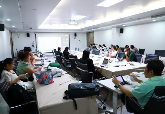 ภาพกิจกรรม  คณะวิทยาศาสตร์และเทคโนโลยี จัดประชุมเพื่อเตรียมความพร้อมสำหรับการจัดทำรายงานประเมินตนเอง ระดับคณะ ประจำปีการศึกษา 2565