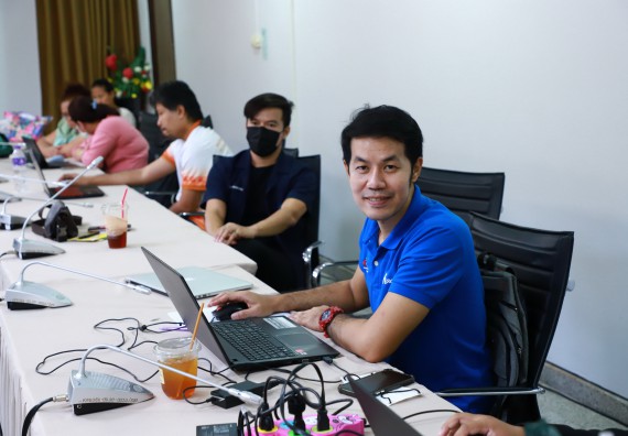 ภาพกิจกรรม  คณะวิทยาศาสตร์และเทคโนโลยี จัดประชุมเพื่อเตรียมความพร้อมสำหรับการจัดทำรายงานประเมินตนเอง ระดับคณะ ประจำปีการศึกษา 2565