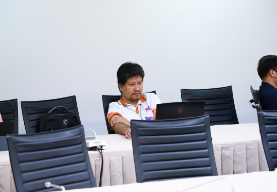 ภาพกิจกรรม  คณะวิทยาศาสตร์และเทคโนโลยี จัดประชุมเพื่อเตรียมความพร้อมสำหรับการจัดทำรายงานประเมินตนเอง ระดับคณะ ประจำปีการศึกษา 2565