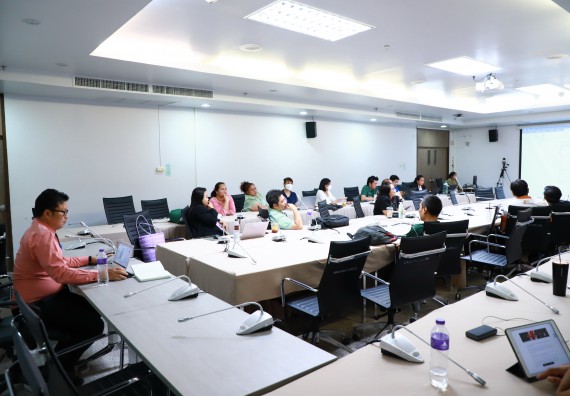 ภาพกิจกรรม  คณะวิทยาศาสตร์และเทคโนโลยี จัดประชุมเตรียมการจัดงานสัปดาห์วิทยาศาสตร์แห่งชาติ ส่วนภูมิภาค ประจำปี 2566