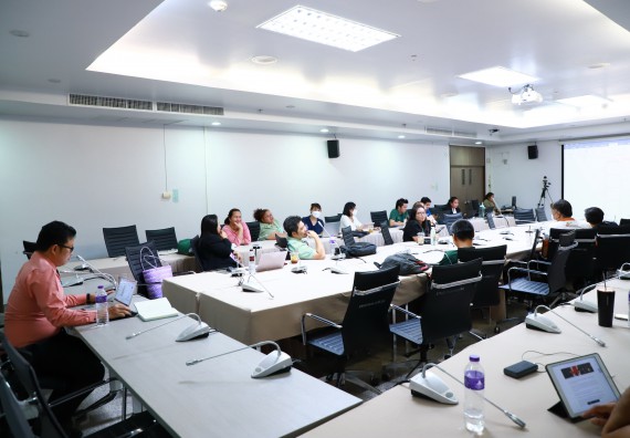 ภาพกิจกรรม  คณะวิทยาศาสตร์และเทคโนโลยี จัดประชุมเตรียมการจัดงานสัปดาห์วิทยาศาสตร์แห่งชาติ ส่วนภูมิภาค ประจำปี 2566