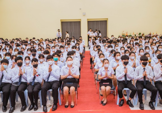 ภาพกิจกรรม  คณะวิทยาศาสตร์และเทคโนโลยี จัดกิจกรรมไหว้ครู คณะวิทยาศาสตร์และเทคโนโลยี ประจำปีการศึกษา 2566