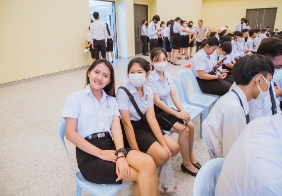 ภาพกิจกรรม  คณะวิทยาศาสตร์และเทคโนโลยี จัดกิจกรรมไหว้ครู คณะวิทยาศาสตร์และเทคโนโลยี ประจำปีการศึกษา 2566