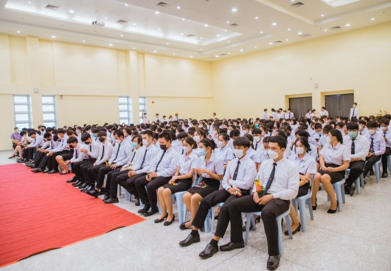 ภาพกิจกรรม  คณะวิทยาศาสตร์และเทคโนโลยี จัดกิจกรรมไหว้ครู คณะวิทยาศาสตร์และเทคโนโลยี ประจำปีการศึกษา 2566