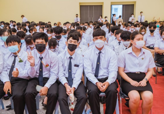 ภาพกิจกรรม  คณะวิทยาศาสตร์และเทคโนโลยี จัดกิจกรรมไหว้ครู คณะวิทยาศาสตร์และเทคโนโลยี ประจำปีการศึกษา 2566