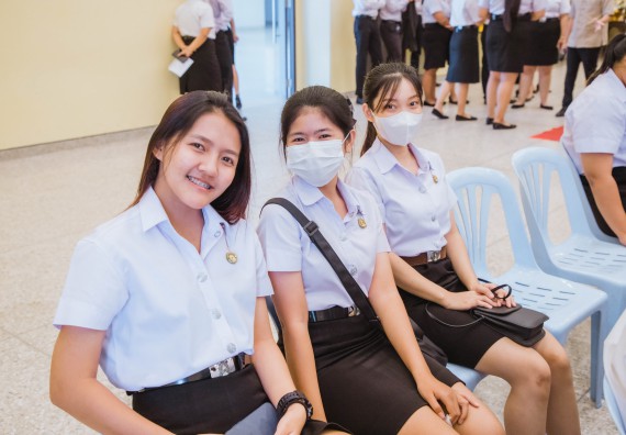 ภาพกิจกรรม  คณะวิทยาศาสตร์และเทคโนโลยี จัดกิจกรรมไหว้ครู คณะวิทยาศาสตร์และเทคโนโลยี ประจำปีการศึกษา 2566