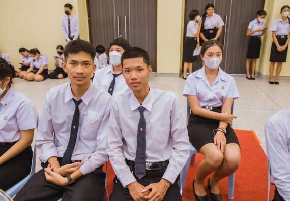 ภาพกิจกรรม  คณะวิทยาศาสตร์และเทคโนโลยี จัดกิจกรรมไหว้ครู คณะวิทยาศาสตร์และเทคโนโลยี ประจำปีการศึกษา 2566