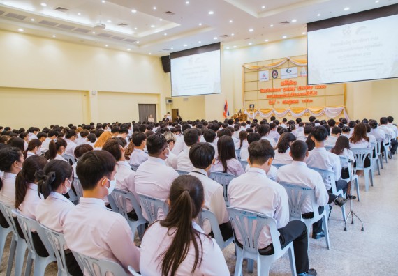 ภาพกิจกรรม  คณะวิทยาศาสตร์และเทคโนโลยี จัดกิจกรรมไหว้ครู คณะวิทยาศาสตร์และเทคโนโลยี ประจำปีการศึกษา 2566