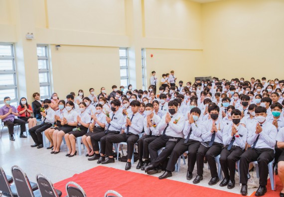 ภาพกิจกรรม  คณะวิทยาศาสตร์และเทคโนโลยี จัดกิจกรรมไหว้ครู คณะวิทยาศาสตร์และเทคโนโลยี ประจำปีการศึกษา 2566