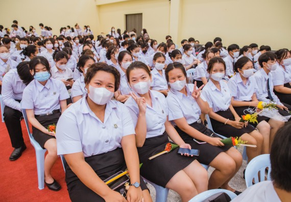 ภาพกิจกรรม  คณะวิทยาศาสตร์และเทคโนโลยี จัดกิจกรรมไหว้ครู คณะวิทยาศาสตร์และเทคโนโลยี ประจำปีการศึกษา 2566
