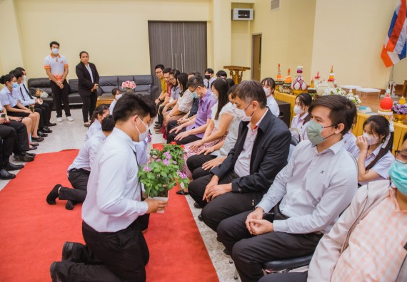 ภาพกิจกรรม  คณะวิทยาศาสตร์และเทคโนโลยี จัดกิจกรรมไหว้ครู คณะวิทยาศาสตร์และเทคโนโลยี ประจำปีการศึกษา 2566