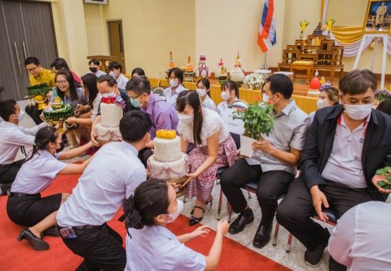 ภาพกิจกรรม  คณะวิทยาศาสตร์และเทคโนโลยี จัดกิจกรรมไหว้ครู คณะวิทยาศาสตร์และเทคโนโลยี ประจำปีการศึกษา 2566