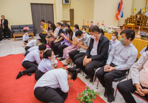 ภาพกิจกรรม  คณะวิทยาศาสตร์และเทคโนโลยี จัดกิจกรรมไหว้ครู คณะวิทยาศาสตร์และเทคโนโลยี ประจำปีการศึกษา 2566