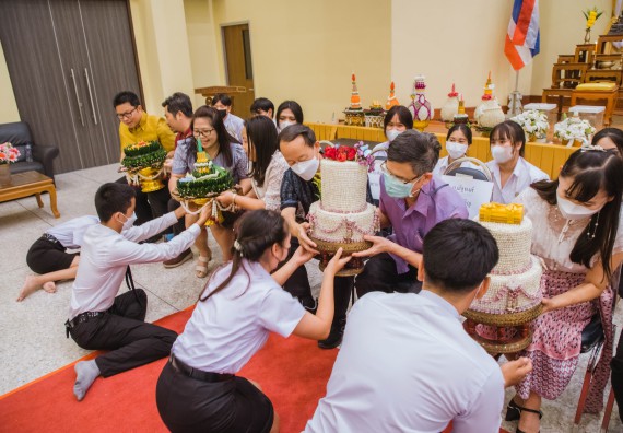 ภาพกิจกรรม  คณะวิทยาศาสตร์และเทคโนโลยี จัดกิจกรรมไหว้ครู คณะวิทยาศาสตร์และเทคโนโลยี ประจำปีการศึกษา 2566