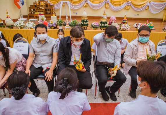 ภาพกิจกรรม  คณะวิทยาศาสตร์และเทคโนโลยี จัดกิจกรรมไหว้ครู คณะวิทยาศาสตร์และเทคโนโลยี ประจำปีการศึกษา 2566