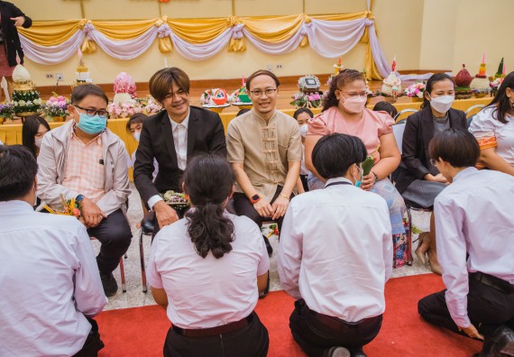 ภาพกิจกรรม  คณะวิทยาศาสตร์และเทคโนโลยี จัดกิจกรรมไหว้ครู คณะวิทยาศาสตร์และเทคโนโลยี ประจำปีการศึกษา 2566