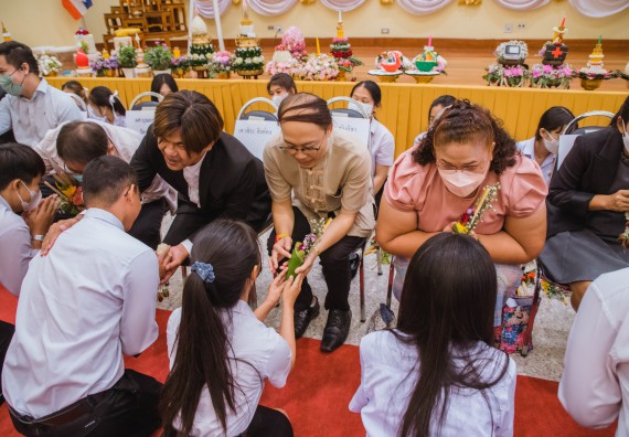 ภาพกิจกรรม  คณะวิทยาศาสตร์และเทคโนโลยี จัดกิจกรรมไหว้ครู คณะวิทยาศาสตร์และเทคโนโลยี ประจำปีการศึกษา 2566