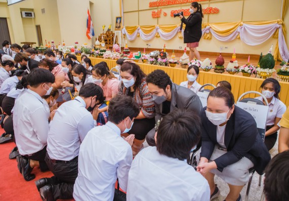 ภาพกิจกรรม  คณะวิทยาศาสตร์และเทคโนโลยี จัดกิจกรรมไหว้ครู คณะวิทยาศาสตร์และเทคโนโลยี ประจำปีการศึกษา 2566