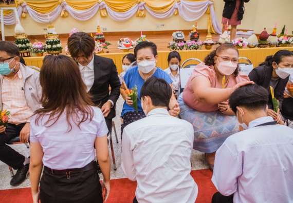 ภาพกิจกรรม  คณะวิทยาศาสตร์และเทคโนโลยี จัดกิจกรรมไหว้ครู คณะวิทยาศาสตร์และเทคโนโลยี ประจำปีการศึกษา 2566