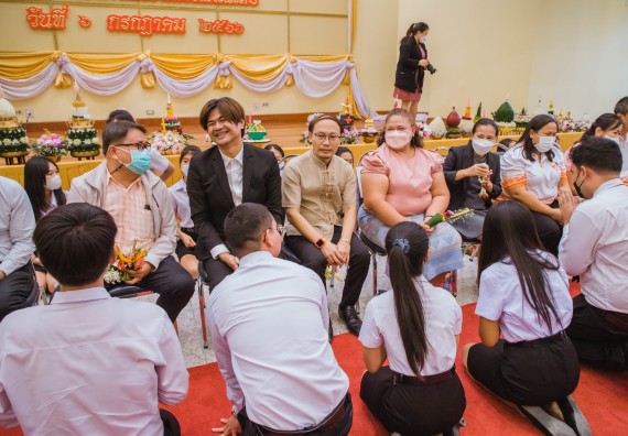 ภาพกิจกรรม  คณะวิทยาศาสตร์และเทคโนโลยี จัดกิจกรรมไหว้ครู คณะวิทยาศาสตร์และเทคโนโลยี ประจำปีการศึกษา 2566