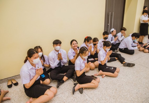 ภาพกิจกรรม  คณะวิทยาศาสตร์และเทคโนโลยี จัดกิจกรรมไหว้ครู คณะวิทยาศาสตร์และเทคโนโลยี ประจำปีการศึกษา 2566