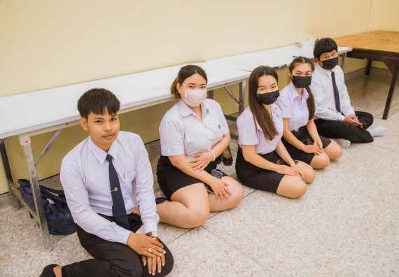 ภาพกิจกรรม  คณะวิทยาศาสตร์และเทคโนโลยี จัดกิจกรรมไหว้ครู คณะวิทยาศาสตร์และเทคโนโลยี ประจำปีการศึกษา 2566