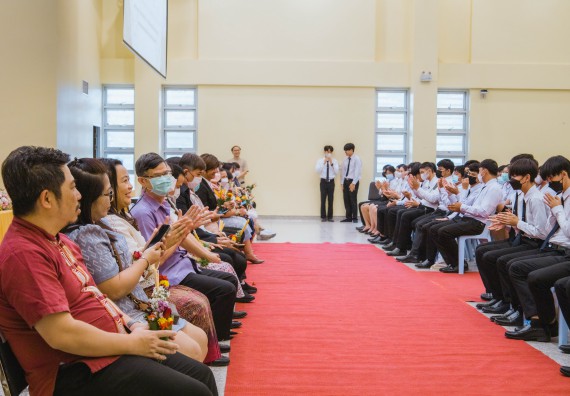 ภาพกิจกรรม  คณะวิทยาศาสตร์และเทคโนโลยี จัดกิจกรรมไหว้ครู คณะวิทยาศาสตร์และเทคโนโลยี ประจำปีการศึกษา 2566