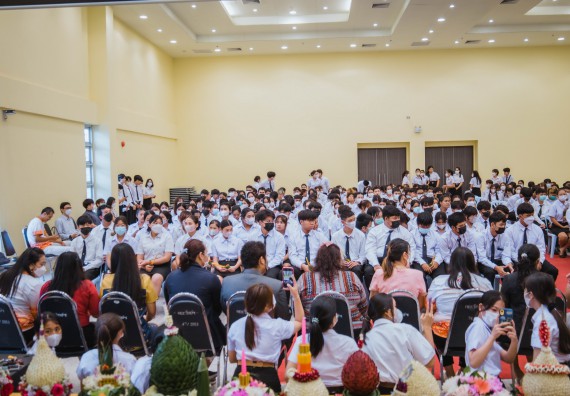 ภาพกิจกรรม  คณะวิทยาศาสตร์และเทคโนโลยี จัดกิจกรรมไหว้ครู คณะวิทยาศาสตร์และเทคโนโลยี ประจำปีการศึกษา 2566