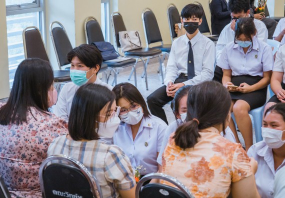 ภาพกิจกรรม  คณะวิทยาศาสตร์และเทคโนโลยี จัดกิจกรรมไหว้ครู คณะวิทยาศาสตร์และเทคโนโลยี ประจำปีการศึกษา 2566