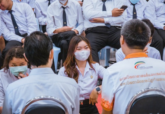 ภาพกิจกรรม  คณะวิทยาศาสตร์และเทคโนโลยี จัดกิจกรรมไหว้ครู คณะวิทยาศาสตร์และเทคโนโลยี ประจำปีการศึกษา 2566