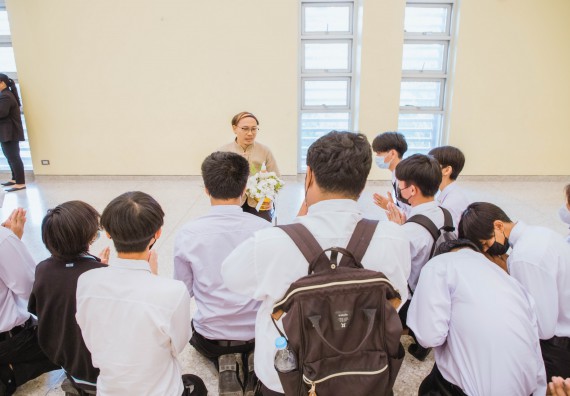 ภาพกิจกรรม  คณะวิทยาศาสตร์และเทคโนโลยี จัดกิจกรรมไหว้ครู คณะวิทยาศาสตร์และเทคโนโลยี ประจำปีการศึกษา 2566
