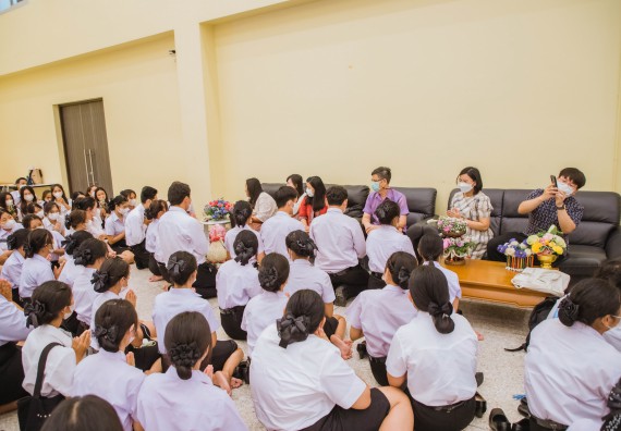 ภาพกิจกรรม  คณะวิทยาศาสตร์และเทคโนโลยี จัดกิจกรรมไหว้ครู คณะวิทยาศาสตร์และเทคโนโลยี ประจำปีการศึกษา 2566