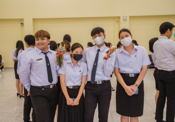 ภาพกิจกรรม  คณะวิทยาศาสตร์และเทคโนโลยี จัดกิจกรรมไหว้ครู คณะวิทยาศาสตร์และเทคโนโลยี ประจำปีการศึกษา 2566