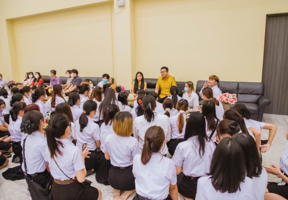 ภาพกิจกรรม  คณะวิทยาศาสตร์และเทคโนโลยี จัดกิจกรรมไหว้ครู คณะวิทยาศาสตร์และเทคโนโลยี ประจำปีการศึกษา 2566