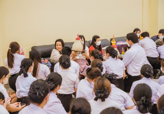 ภาพกิจกรรม  คณะวิทยาศาสตร์และเทคโนโลยี จัดกิจกรรมไหว้ครู คณะวิทยาศาสตร์และเทคโนโลยี ประจำปีการศึกษา 2566