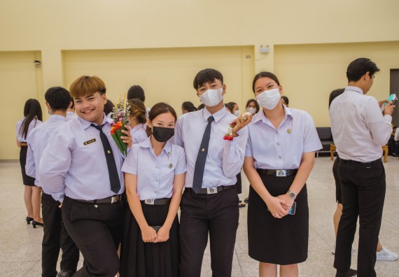 ภาพกิจกรรม  คณะวิทยาศาสตร์และเทคโนโลยี จัดกิจกรรมไหว้ครู คณะวิทยาศาสตร์และเทคโนโลยี ประจำปีการศึกษา 2566