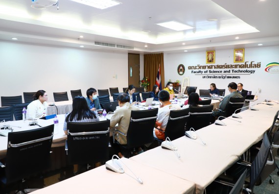 ภาพกิจกรรม  หลักสูตรครุศาสตรบัณฑิต สาขาวิชาเคมี จัดกิจกรรมตรวจประเมินคุณภาพภายในตามเกณฑ์ AUN-QA
