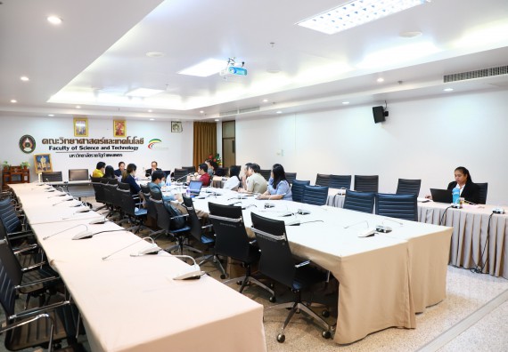 ภาพกิจกรรม  หลักสูตรครุศาสตรบัณฑิต สาขาวิชาเคมี จัดกิจกรรมตรวจประเมินคุณภาพภายในตามเกณฑ์ AUN-QA