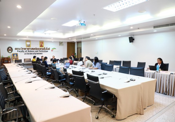 ภาพกิจกรรม  หลักสูตรครุศาสตรบัณฑิต สาขาวิชาเคมี จัดกิจกรรมตรวจประเมินคุณภาพภายในตามเกณฑ์ AUN-QA