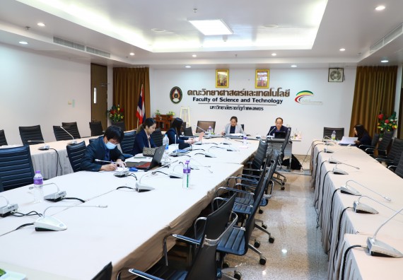 ภาพกิจกรรม  หลักสูตรครุศาสตรบัณฑิต สาขาวิชาเคมี จัดกิจกรรมตรวจประเมินคุณภาพภายในตามเกณฑ์ AUN-QA