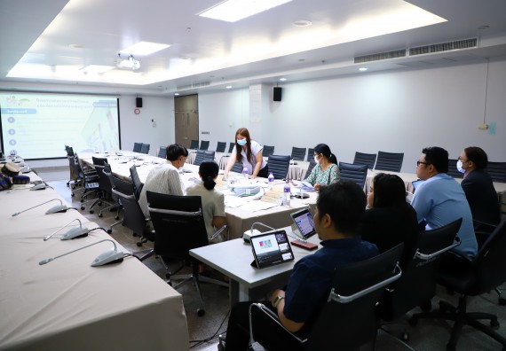 ภาพกิจกรรม  มหาวิทยาลัยราชภัฏกำแพงเพชร ตรวจสอบการดำเนินงานโครงการพัฒนาคุณภาพชีวิตและยกระดับรายได้ให้กับชุมชนฐานราก ประจำปีงบประมาณ 2565