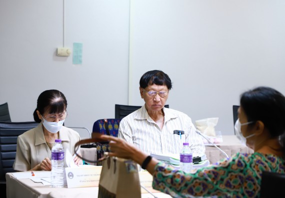 ภาพกิจกรรม  มหาวิทยาลัยราชภัฏกำแพงเพชร ตรวจสอบการดำเนินงานโครงการพัฒนาคุณภาพชีวิตและยกระดับรายได้ให้กับชุมชนฐานราก ประจำปีงบประมาณ 2565