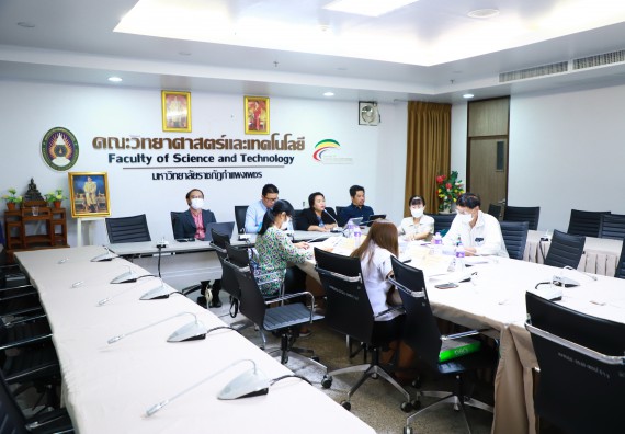 ภาพกิจกรรม  มหาวิทยาลัยราชภัฏกำแพงเพชร ตรวจสอบการดำเนินงานโครงการพัฒนาคุณภาพชีวิตและยกระดับรายได้ให้กับชุมชนฐานราก ประจำปีงบประมาณ 2565