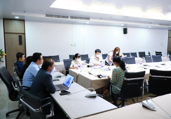 ภาพกิจกรรม  มหาวิทยาลัยราชภัฏกำแพงเพชร ตรวจสอบการดำเนินงานโครงการพัฒนาคุณภาพชีวิตและยกระดับรายได้ให้กับชุมชนฐานราก ประจำปีงบประมาณ 2565