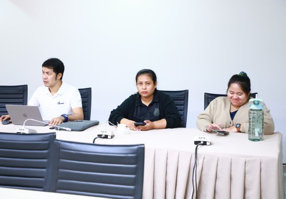 ภาพกิจกรรม  คณะวิทยาศาสตร์และเทคโนโลยี จัดกิจกรรมการปฐมนิเทศน์พนักงานมหาวิทยาลัยใหม่