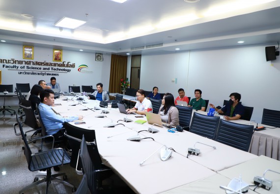 ภาพกิจกรรม  คณะวิทยาศาสตร์และเทคโนโลยี จัดกิจกรรมการปฐมนิเทศน์พนักงานมหาวิทยาลัยใหม่