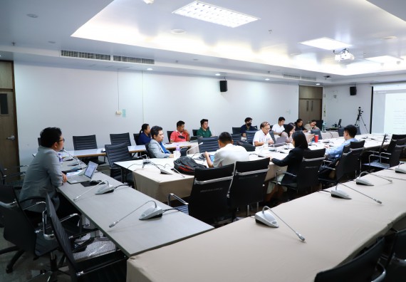 ภาพกิจกรรม  คณะวิทยาศาสตร์และเทคโนโลยี จัดกิจกรรมการปฐมนิเทศน์พนักงานมหาวิทยาลัยใหม่