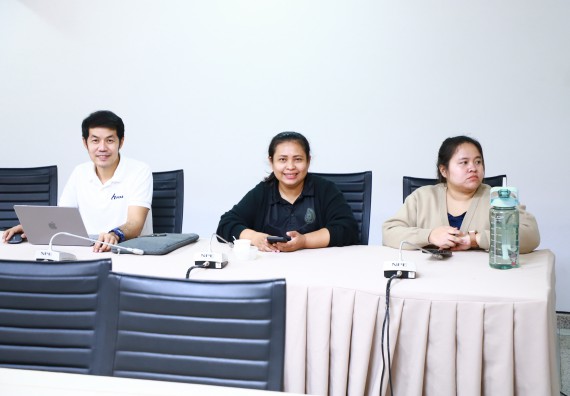 ภาพกิจกรรม  คณะวิทยาศาสตร์และเทคโนโลยี จัดกิจกรรมการปฐมนิเทศน์พนักงานมหาวิทยาลัยใหม่